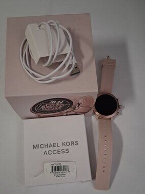 Michael Kors Women’s MKT5070 Gen 4 MKGO Smartwatch – 43mm  (Pink)